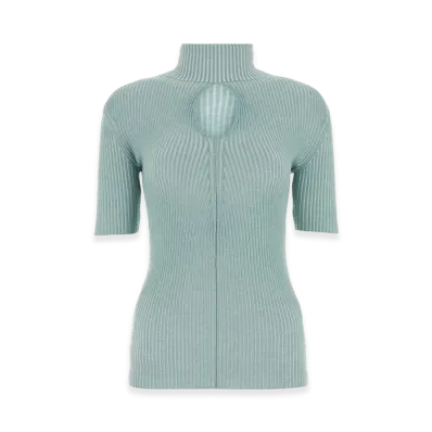 FENDI Women's Wool Top "Light Blue"