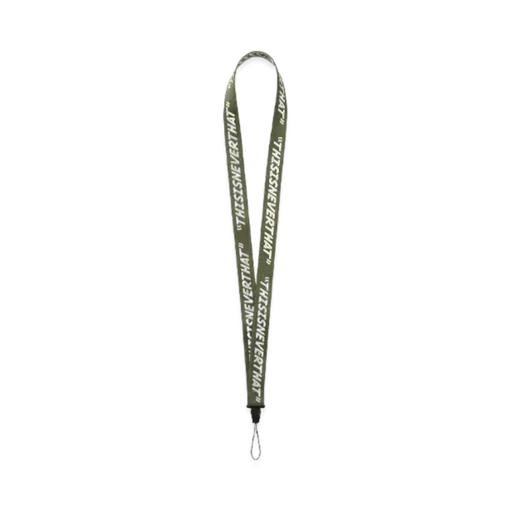 thisisneverthat CB-Logo Lanyard "Olive"