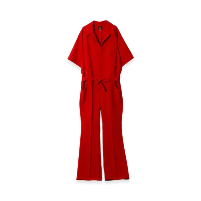 NEEDLES Jumpsuit - Poly Light Double Cloth "Red"