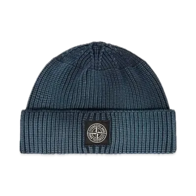 Stone Island N100016 Fisherman's Rib Nylon Corrosion Treatment "Navy Blue"
