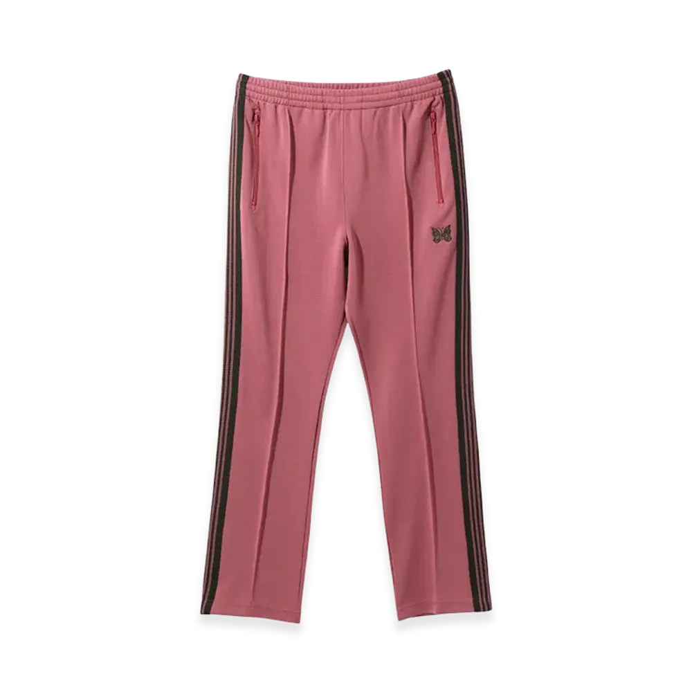 NEEDLES Narrow Track Pants Poly Smooth "Smoke Pink"