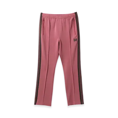 NEEDLES Narrow Track Pants Poly Smooth "Smoke Pink"