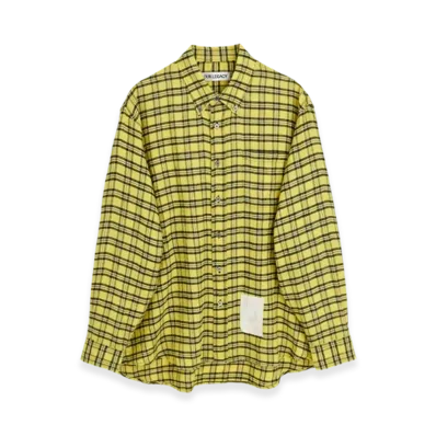 OUR LEGACY Work Shop Shirt "Yellow Black Check"
