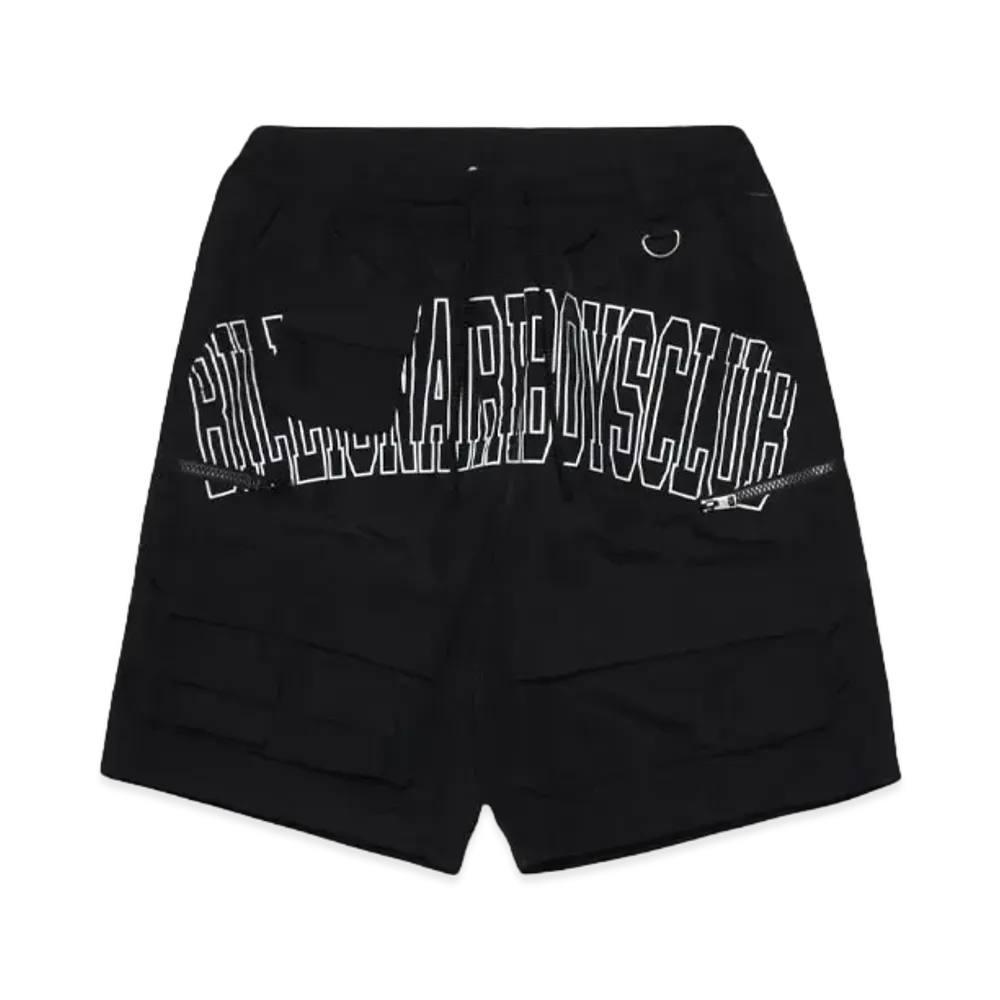 BILLIONAIRE BOYS CLUB WANDERER MULTI POCKET SHORTS "BLACK"