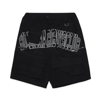 BILLIONAIRE BOYS CLUB WANDERER MULTI POCKET SHORTS "BLACK"