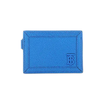 Burberry Turquoise Leather Card Holder "Blue"