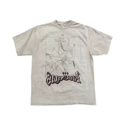 Travis Scott Cactus Jack x Ralph Steadman Sketch Tee "White"