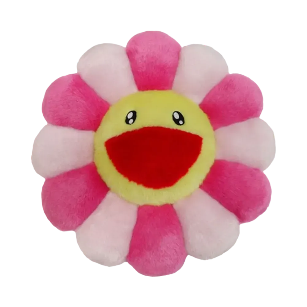Kaikai Kiki -Takashi Murakami- Flower Cushion / Pink & Light Pink & Yellow (30cm)