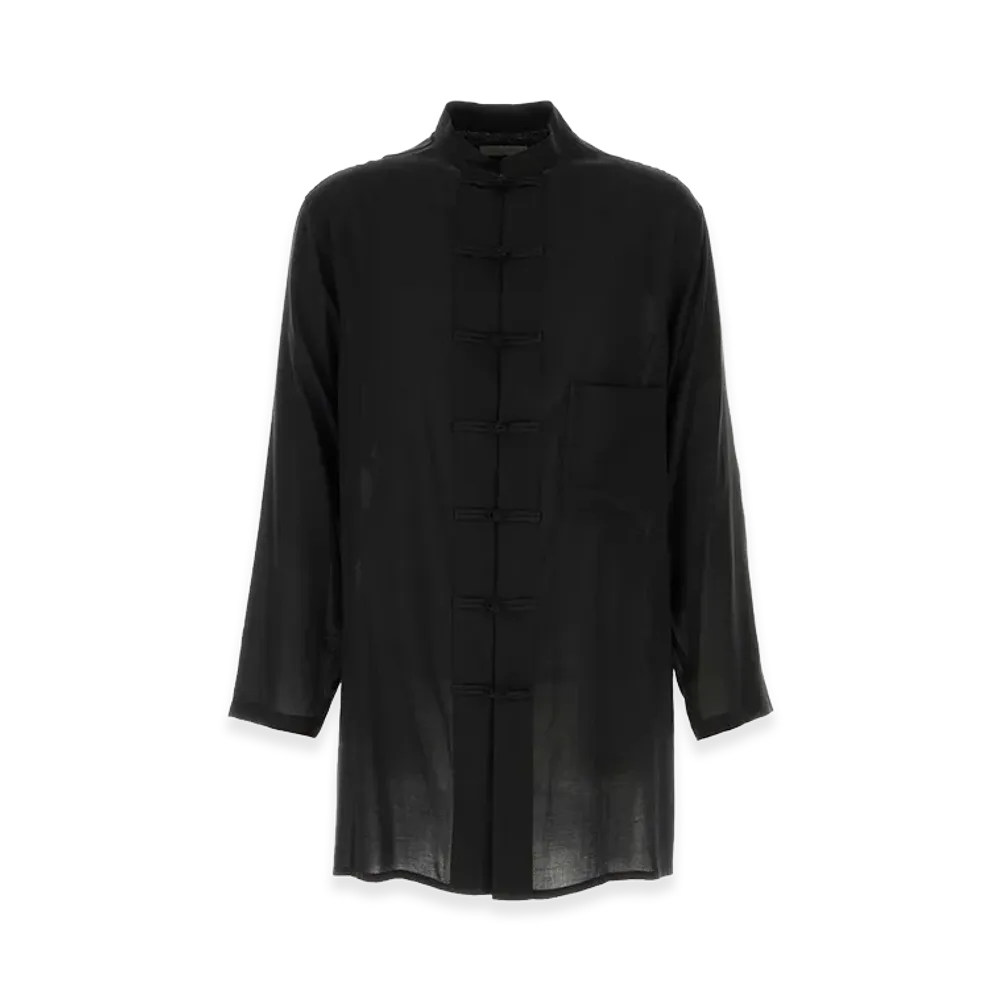 Yohji Yamamoto Cellulose Shirt "Black"