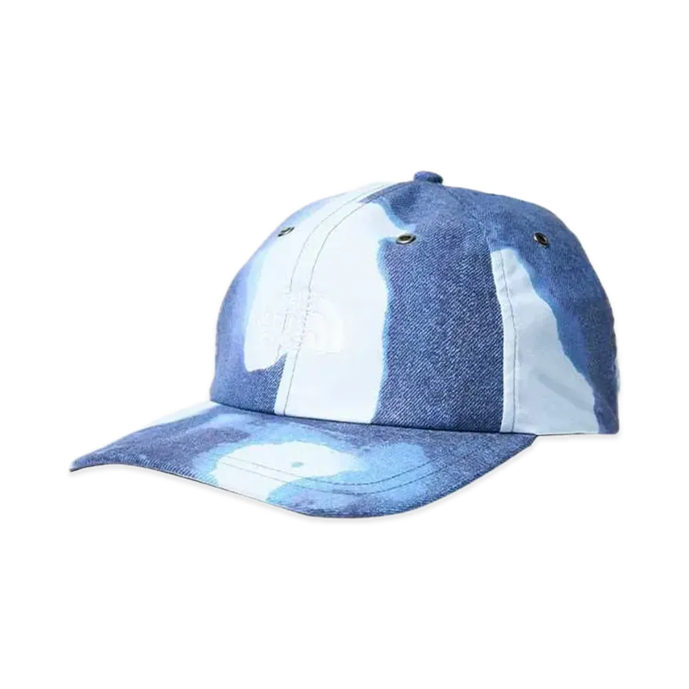 Supreme x The North Face Bleached Denim Print 6-Panel "Indigo"