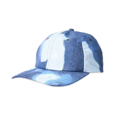 Supreme x The North Face Bleached Denim Print 6-Panel "Indigo"