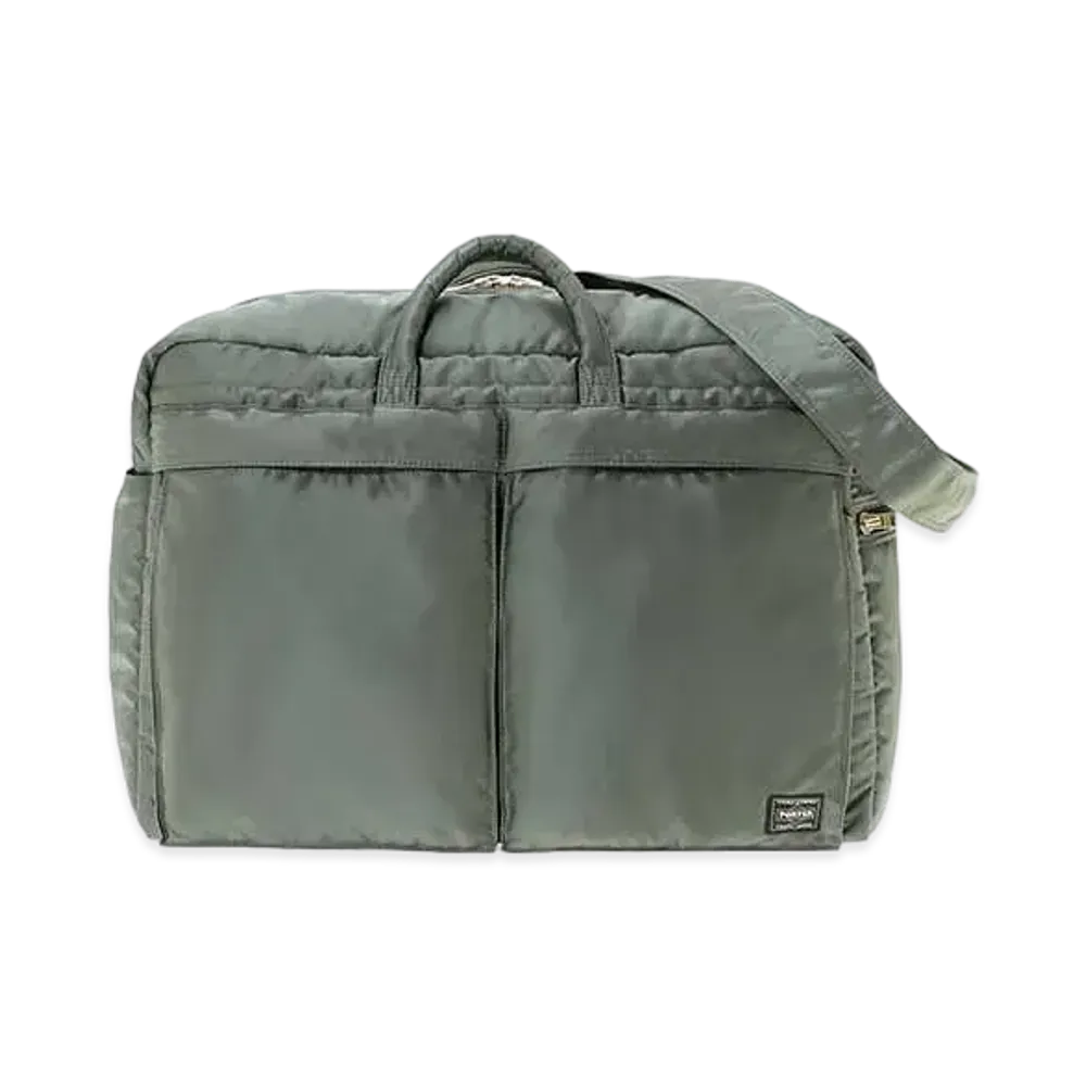 PORTER / TANKER Duffle Bag "Sage Green"