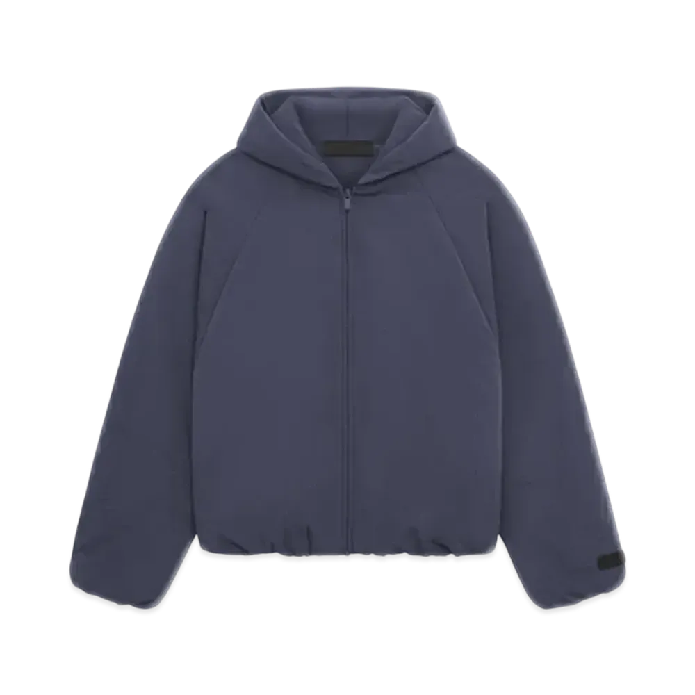 FEAR OF GOD Essentials Military Nylon Hooded Bomber "Marine"
