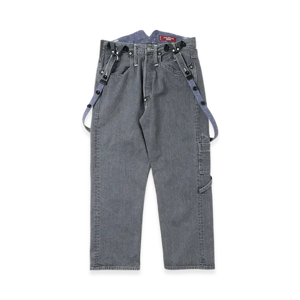 JUNYA WATANABE MAN x Levi's Cotton Selvedge Denim Garment Treated W Name "Gray"