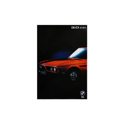 Kith x BMW CSi 3.0 Poster "Multi"