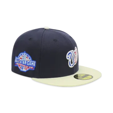 NEW ERA x THE CAP 'July 4th' 59Fifty Washington Nationals "Navy/Chrome White"