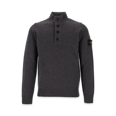 Stone Island Wool Blend Sweater "Dark Gray"