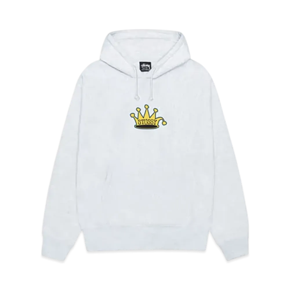 Stussy King Crown Hoodie "Ash Heather"