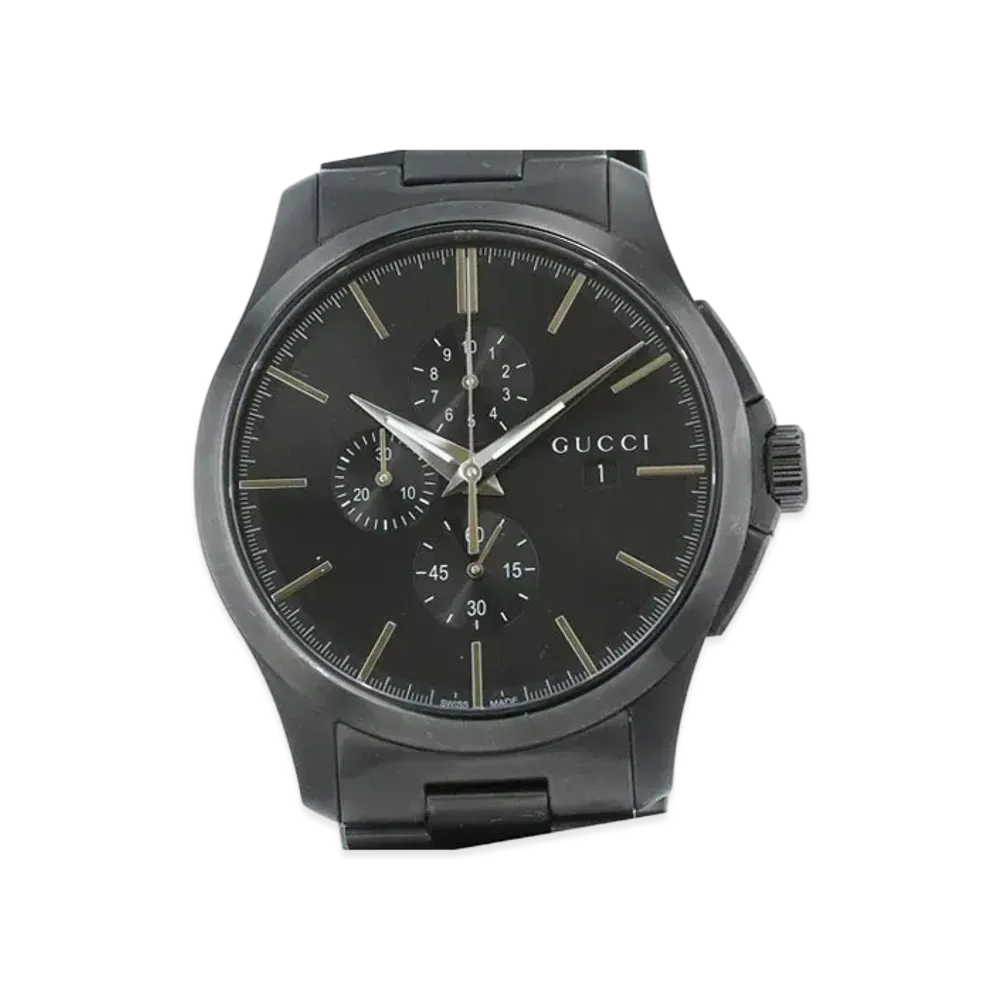 GUCCI G-Timeless "Black/Stainless Steel"
