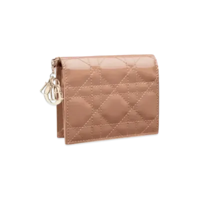 Dior Patent Leather Wallet "Pink"