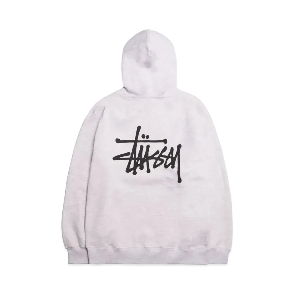 Stussy BASIC STUSSY HOOD "Ash Heather" (2022)