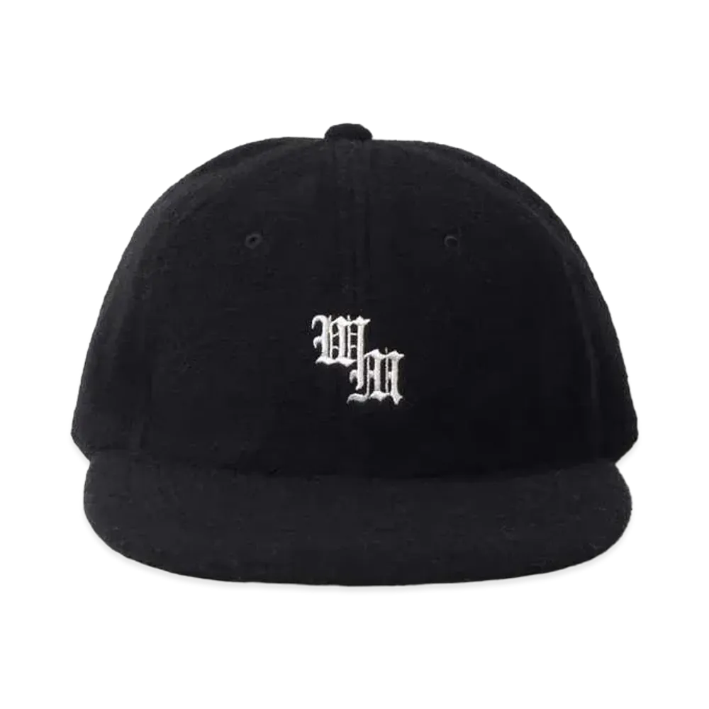 WACKO MARIA Wool 6 Panel Cap #1 "Black"
