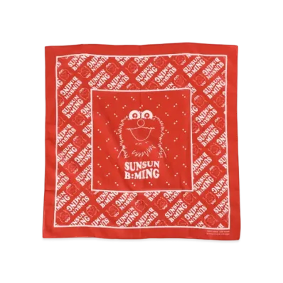 B:MING by BEAMS x PUPPET SUNSUN / Bandana "Red"