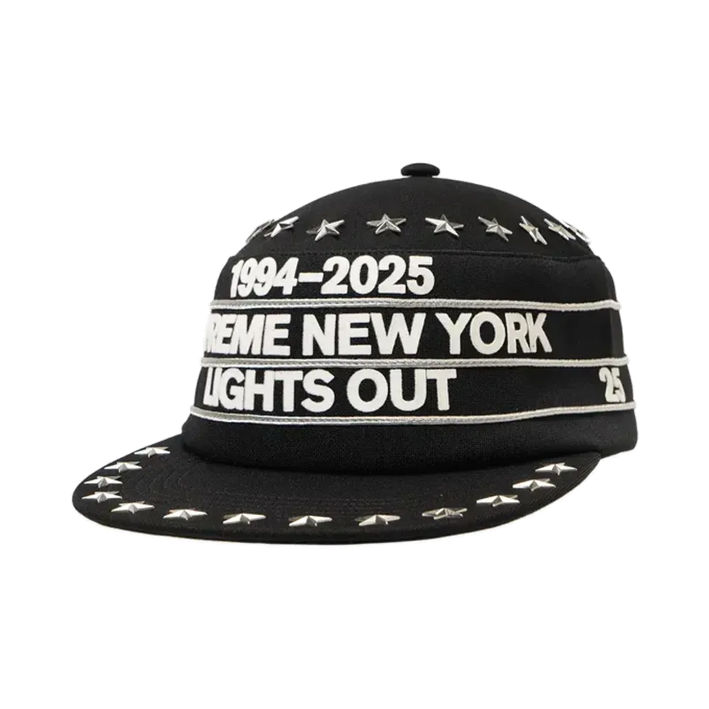 Supreme Stars Studded Pillbox Hat "Black"