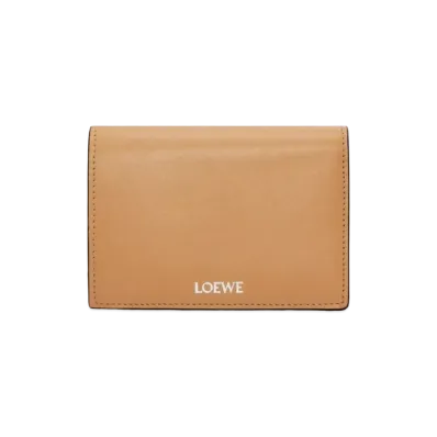 LOEWE Fallded Wallet Shinina Pakaf "Warm Dessert/Black"