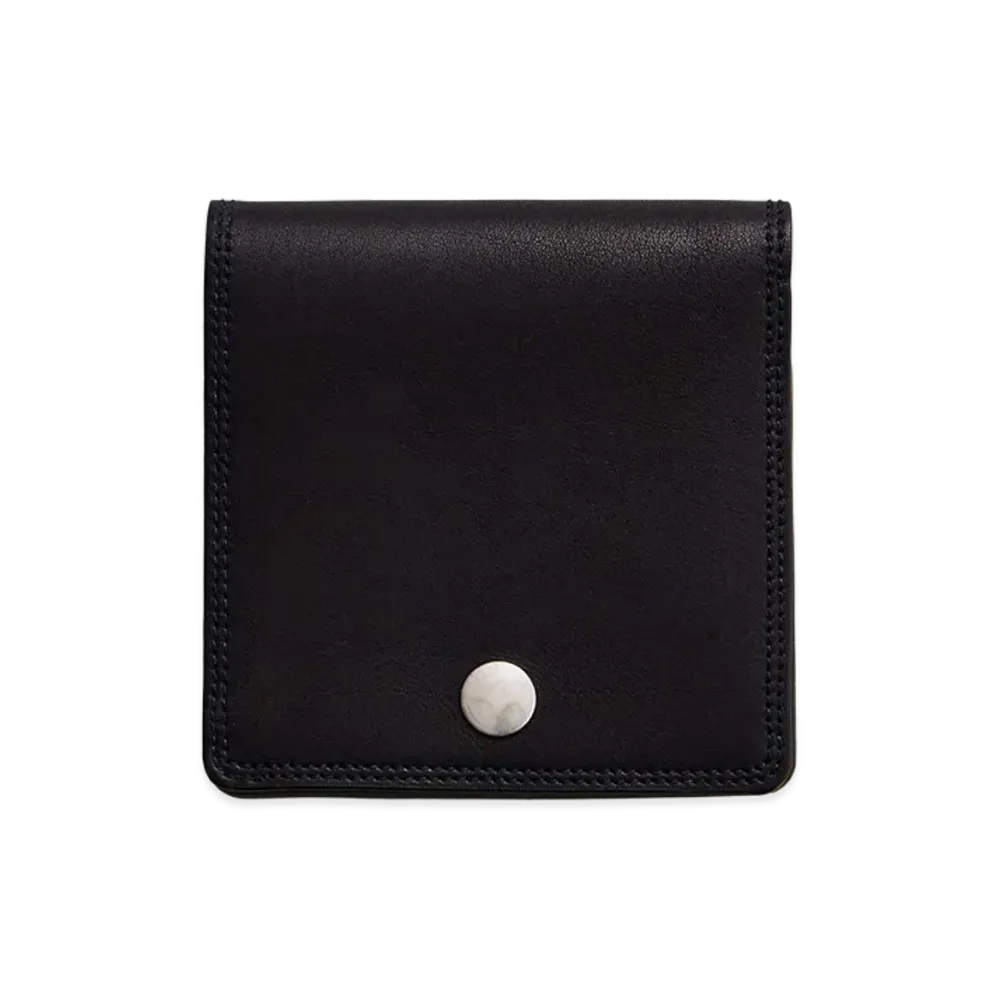 NICENESS Todd Fold Wallet "Black Smooth"