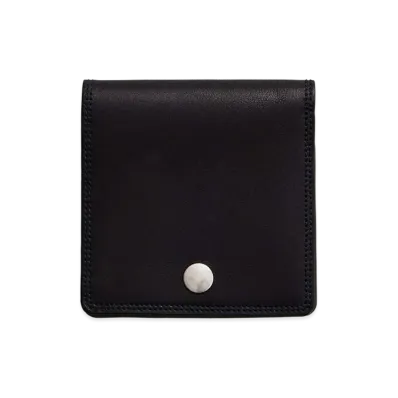NICENESS Todd Fold Wallet "Black Smooth"