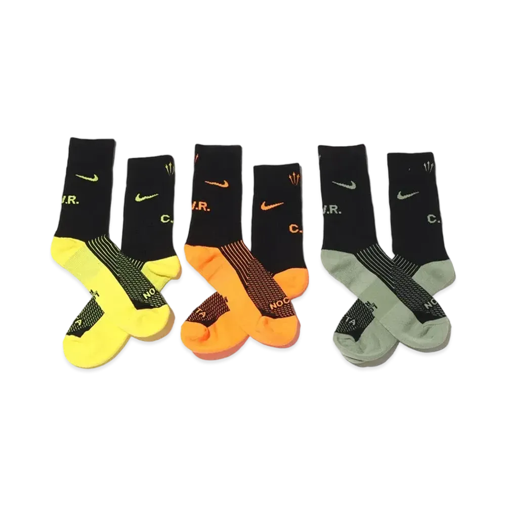 Nike U SNKRSox Crew 3PR-160 NOCTA "Black/Multi"