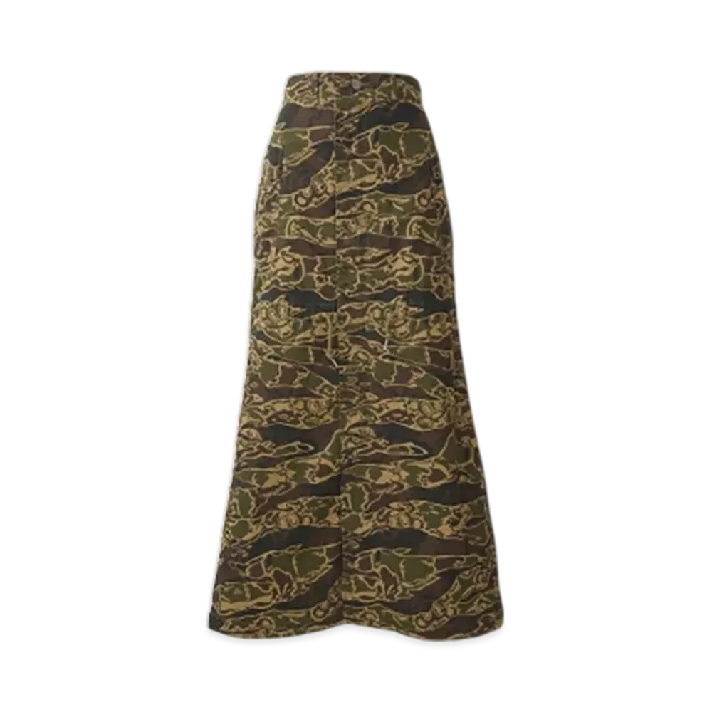 HYSTERIC GLAMOUR Military Long Skirt "Khaki Tones"