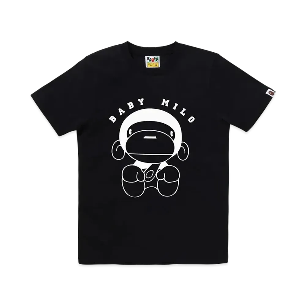 A BATHING APE Classic Baby Milo Tee "Black"