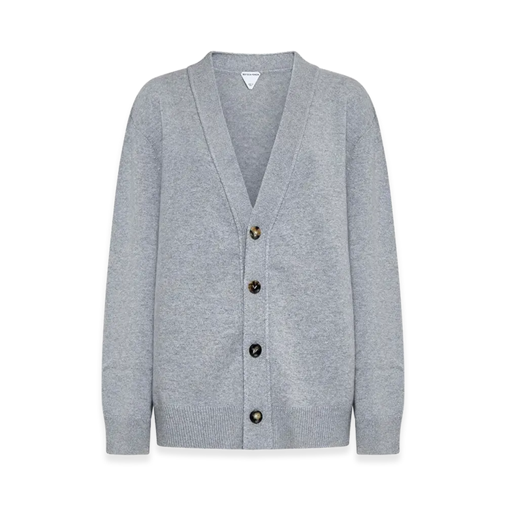 Bottega Veneta Cashmere Cardigan "Grey"