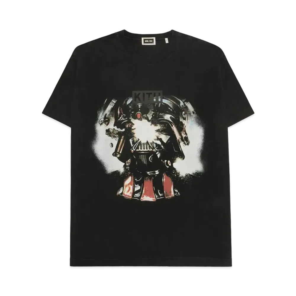 Kith x STAR WARS Exploding Darth Vader Vintage Tee "Black"