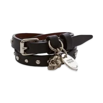 Alexander McQUEEN Skull Bracelet "Black"