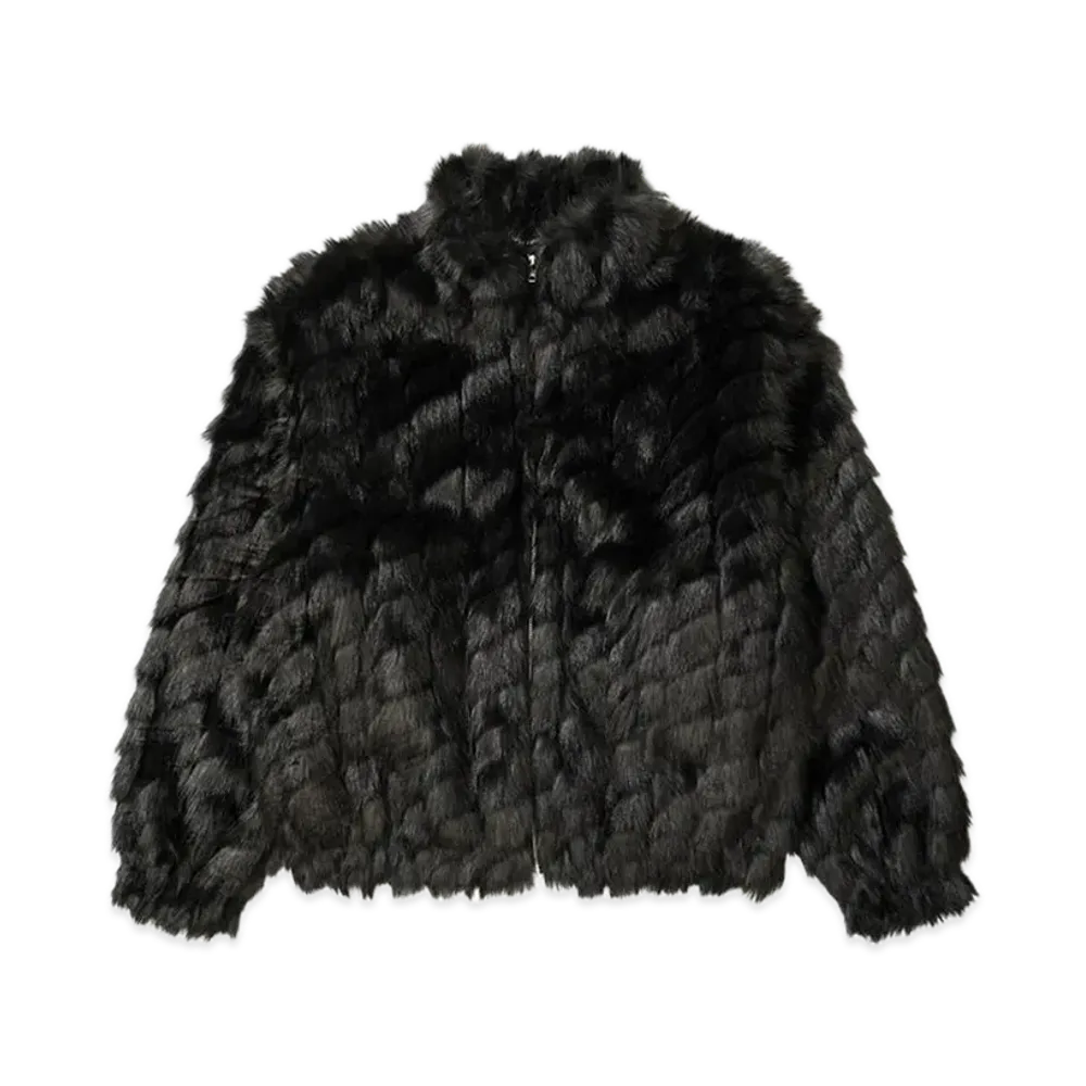 Supreme 2-Tone WINDSTOPPER Faux Fur Jacket "Black"
