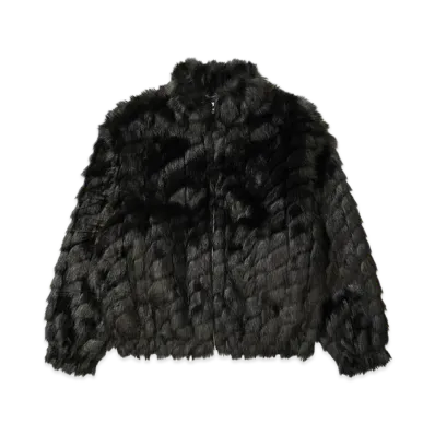 Supreme 2-Tone WINDSTOPPER Faux Fur Jacket "Black"