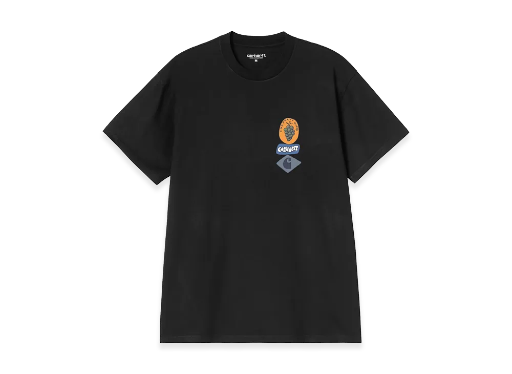Carhartt WIP S/S Stacked Grapes T-Shirt "Black"