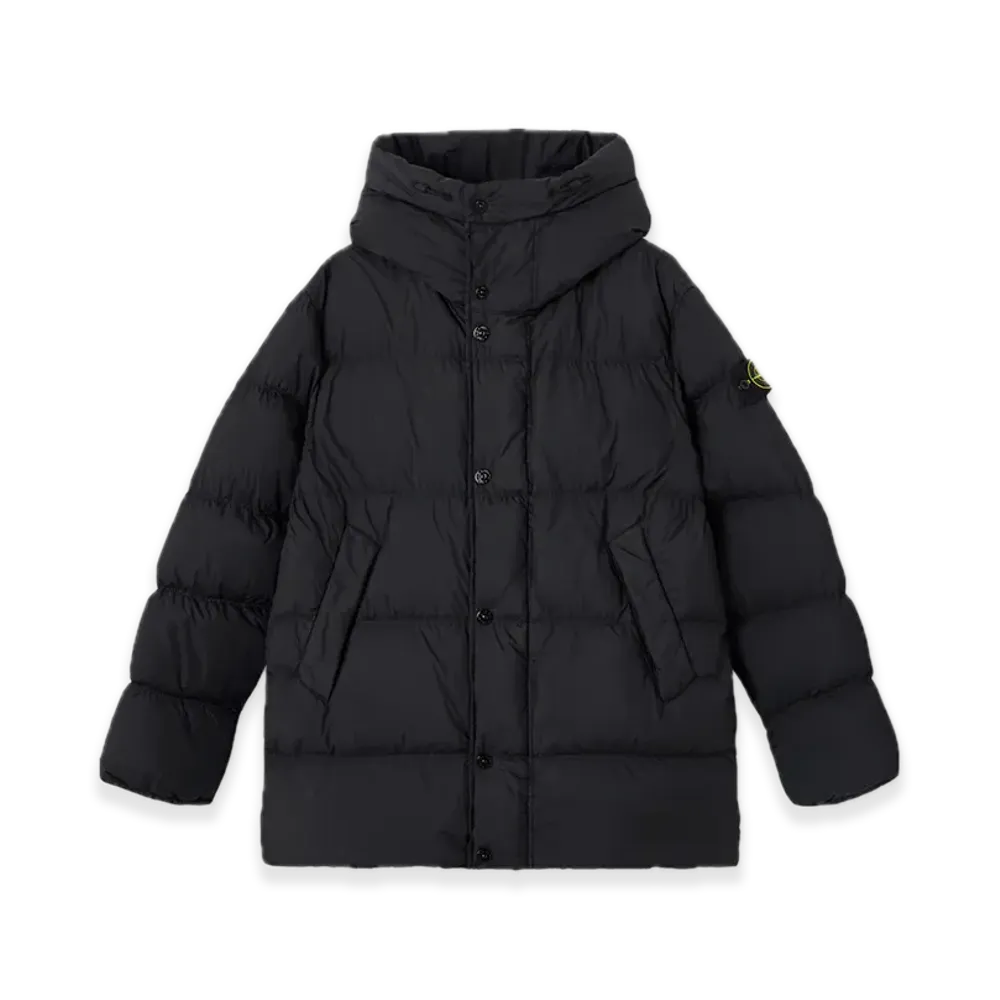 Stone Island 4100012 Crinkle Reps Ny Recycled Nylon "Black"