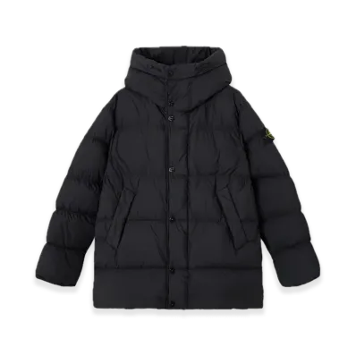 Stone Island 4100012 Crinkle Reps Ny Recycled Nylon "Black"