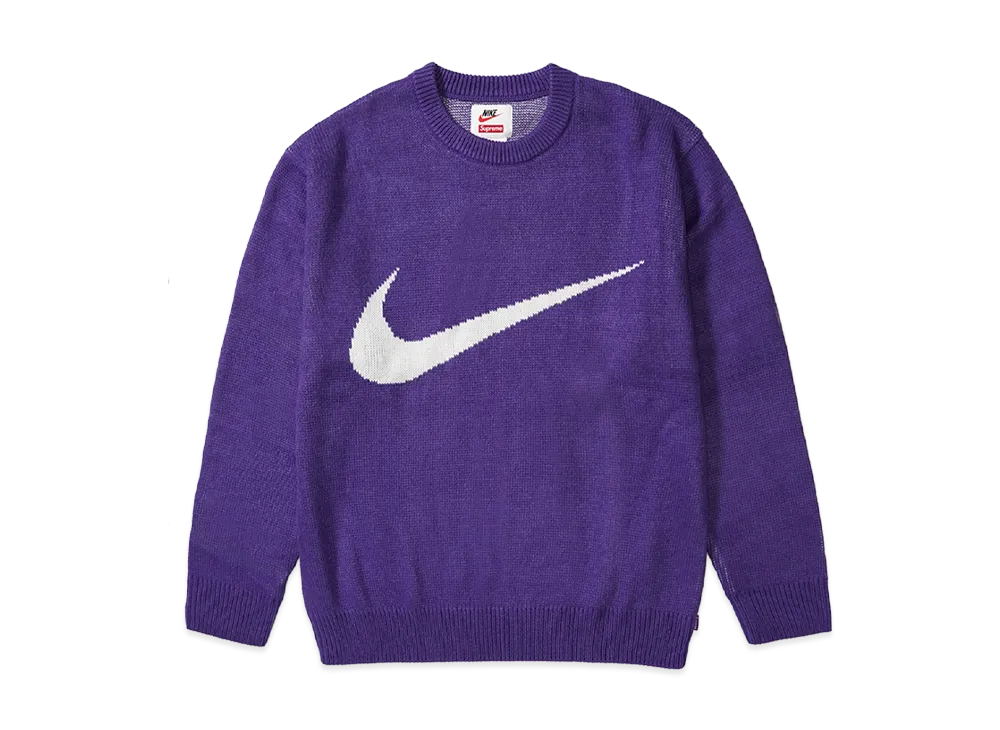 Supreme / Nike Swoosh Sweater "Purple"