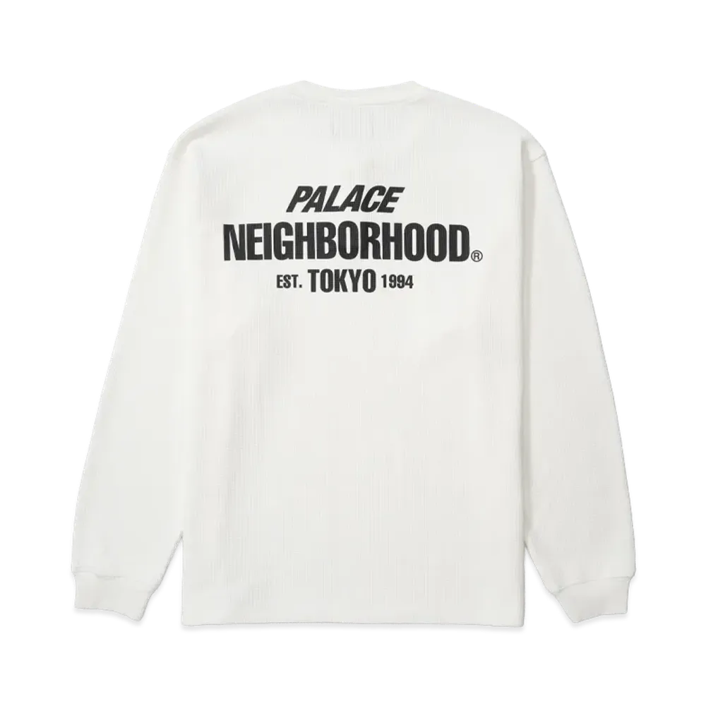 PALACE x NEIGHBORHOOD Waffle Jersey "White"