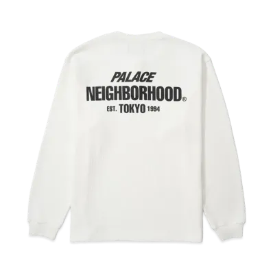 PALACE x NEIGHBORHOOD Waffle Jersey "White"