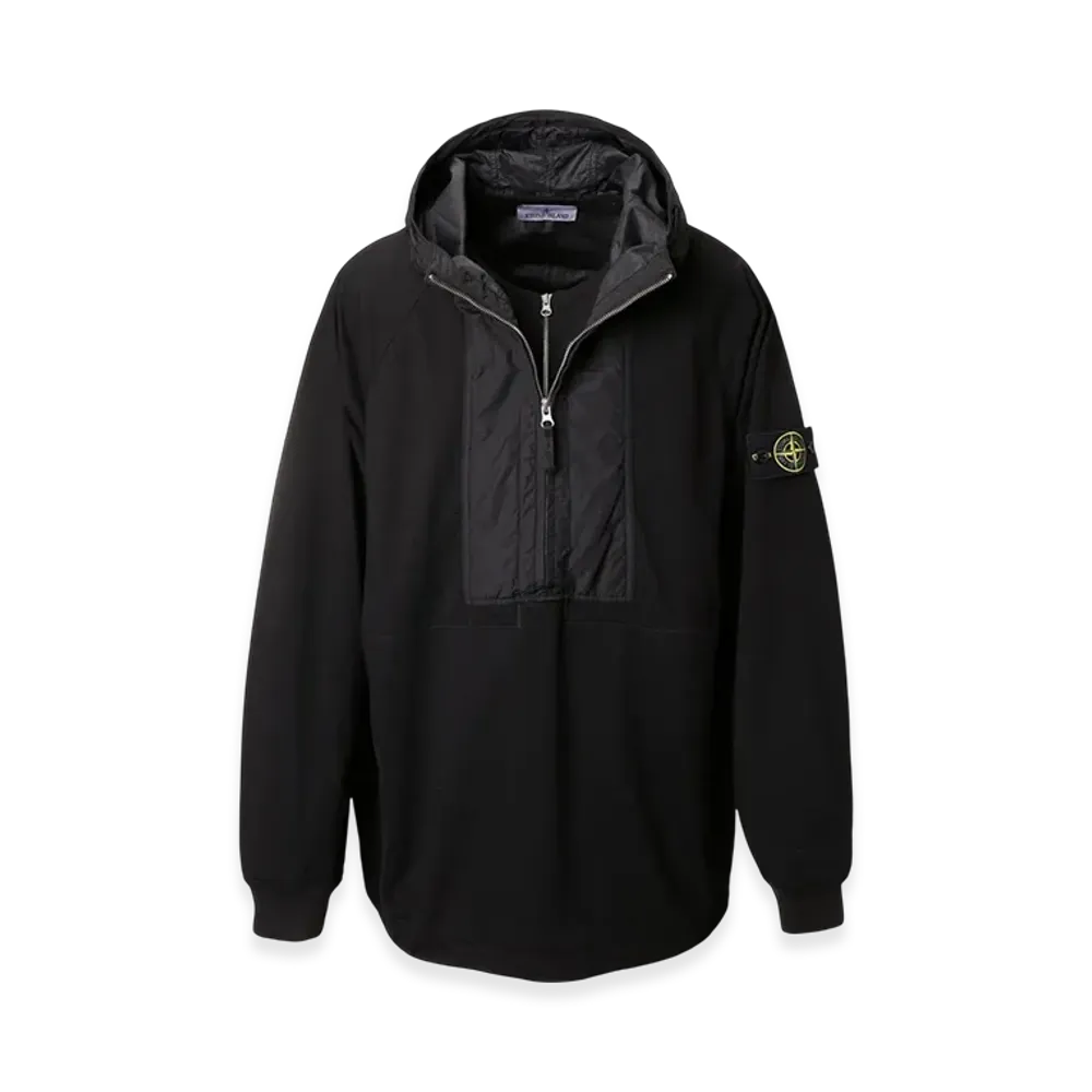 Stone Island Half-Zip Pullover 43632 Mix Fabric "Black"