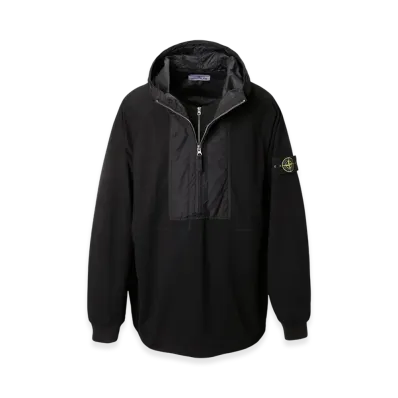 Stone Island Half-Zip Pullover 43632 Mix Fabric "Black"