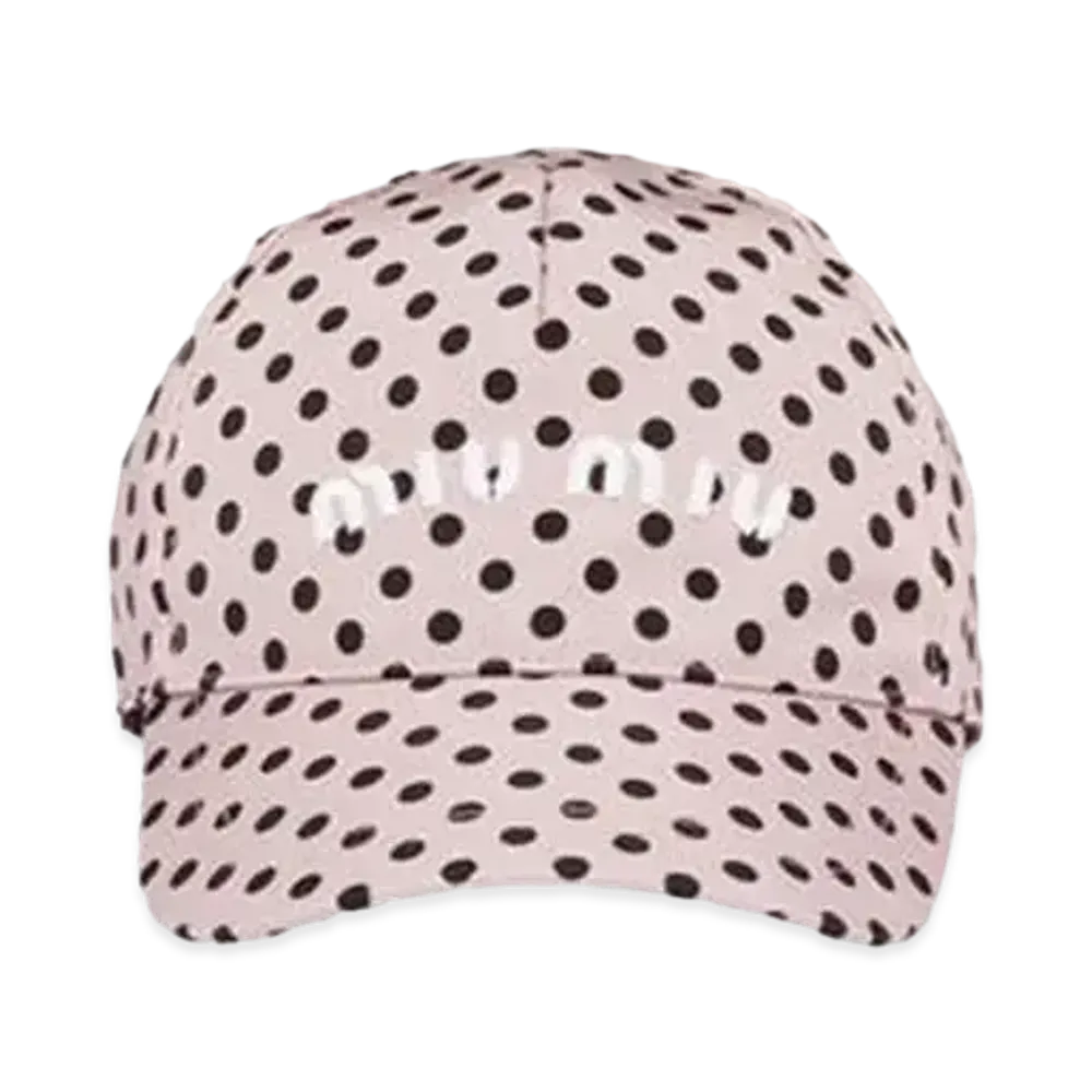 MIU MIU Printfay Baseball Cap "Jemma/Nero"