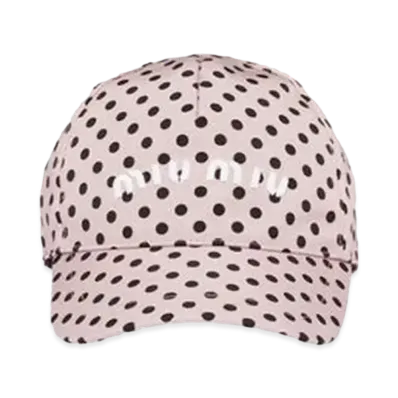 MIU MIU Printfay Baseball Cap "Jemma/Nero"