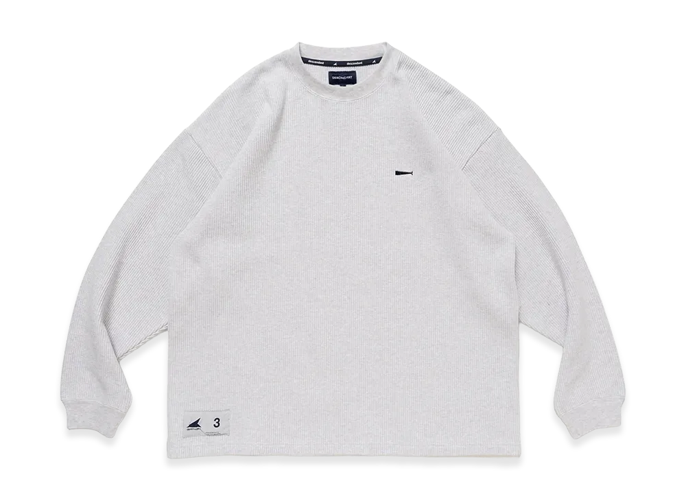 DESCENDANT Gaufre Waffle LS "Gray"
